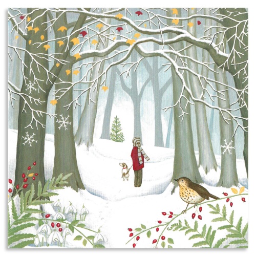 Woodland Walk Christmas Card